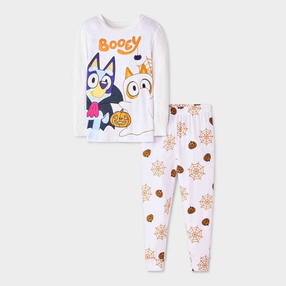 NWT Halloween “Bluey” PJ Set 18 month super soft/stretch